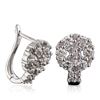 Image 2 : 14KT White Gold 1.31 ctw Diamond Earrings