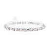 Image 1 : 14KT White Gold 1.01 ctw Diamond Bracelet