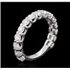 Image 3 : 14KT White Gold 2.20 ctw Diamond Ring