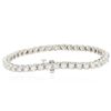 Image 2 : 14KT White Gold 4.40 ctw Diamond Tennis  Bracelet