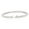 Image 3 : 14KT White Gold 4.40 ctw Diamond Tennis  Bracelet