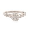 Image 1 : 18KT White Gold 1.27 ctw Diamond Ring