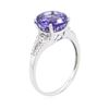 Image 3 : 14KT White Gold 3.45 ctw Tanzanite and Diamond Ring