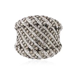 18KT White Gold 1.92 ctw Brown Diamond Ring