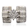 Image 1 : 18KT White Gold 5.63 ctw Diamond Ring