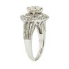 Image 3 : 14KT White Gold 1.72 ctw Diamond Ring