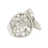 Image 2 : 14KT White Gold 3.81 ctw Diamond Ring