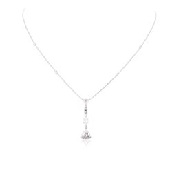 14KT White Gold 1.78 ctw Diamond Necklace