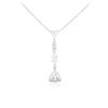 Image 2 : 14KT White Gold 1.78 ctw Diamond Necklace