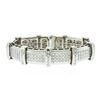 Image 1 : 14KT White Gold 4.03 ctw Diamond Bracelet