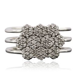 18KT White Gold 0.68 ctw Diamond Ring