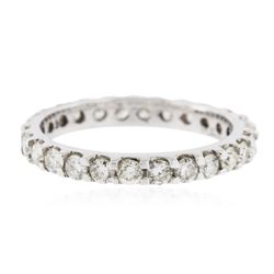 14KT White Gold 0.98 ctw Diamond Ring