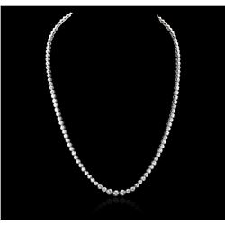 14KT White Gold 5.14 ctw Diamond Necklace