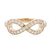 Image 1 : 14KT Rose Gold 0.37 ctw Diamond Ring