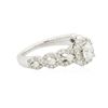 Image 2 : 14KT White Gold 1.25 ctw Diamond Ring