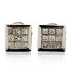 Image 1 : 14KT White Gold 0.69 ctw Diamond Earrings