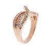 Image 3 : 14KT Rose Gold 0.50 ctw Diamond Ring