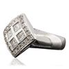 Image 2 : 14KT White Gold 0.76 ctw Diamond Ring