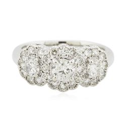 14KT White Gold 1.64 ctw Diamond Ring