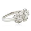 Image 2 : 14KT White Gold 1.64 ctw Diamond Ring