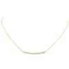 Image 1 : 14KT Yellow Gold 0.84 ctw Diamond Necklace