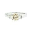 Image 1 : Platinum 1.37 ctw Diamond Ring