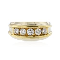 18KT Yellow Gold 1.10 ctw Diamond Ring