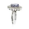 Image 3 : 14KT White Gold 2.46 ctw Tanzanite and Diamond Ring