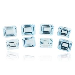 39.22 ctw. Emerald Cut Blue Topaz Parcel