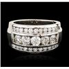 Image 1 : 14KT White Gold 2.52 ctw Diamond Ring
