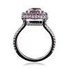 Image 3 : 18KT White Gold 0.40 ctw Sapphire and Diamond Ring