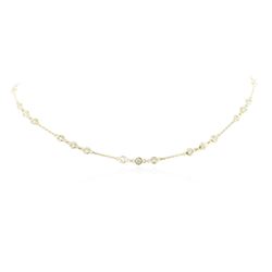 14KT Yellow Gold 2.96 ctw Diamond Necklace