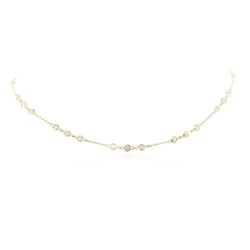 14KT Yellow Gold 2.96 ctw Diamond Necklace