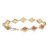 Image 3 : 14KT White Gold 4.50 ctw Sapphire and Diamond Bracelet