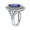 Image 3 : 14KT Two-Tone Gold 3.21 ctw Tanzanite and Diamond Ring
