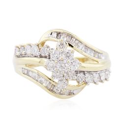 10KT Two-Tone Gold 1.00 ctw Diamond Ring