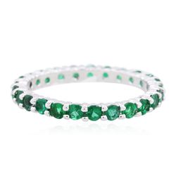 14KT White Gold 2.88 ctw Emerald Ring