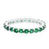 Image 1 : 14KT White Gold 2.88 ctw Emerald Ring