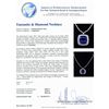 Image 3 : 18KT White Gold GIA Certified 68.80 ctw Tanzanite and Diamond Necklace