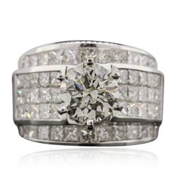 18KT White Gold 4.64 ctw Diamond Ring