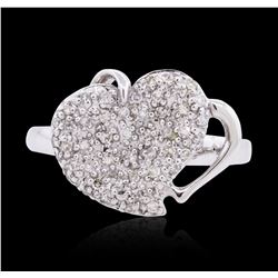 14KT White Gold 0.30 ctw Diamond Ring