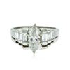 Image 1 : 14KT White Gold EGL Certified 1.70 ctw Diamond Ring