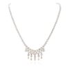 Image 1 : 14KT White Gold 9.75 ctw Diamond Necklace