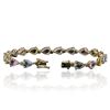 Image 3 : 14KT Yellow Gold 16.08 ctw Fancy Sapphire Bracelet
