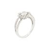 Image 3 : 14KT White Gold 1.16 ctw Diamond Ring