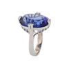 Image 3 : 14KT White Gold 16.98 ctw Tanzanite and Diamond Ring