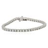 Image 1 : 14KT White Gold 4.64 ctw Diamond Tennis  Bracelet