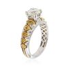 Image 3 : 18KT Two-Tone Gold 2.05 ctw Diamond Ring