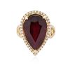 Image 1 : 14KT Yellow Gold 13.96 ctw Ruby and Diamond Ring