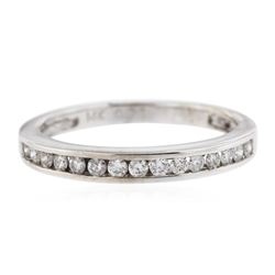 14KT White Gold 0.20 ctw Diamond Ring